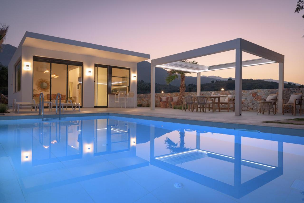 Pelagias Villa Lefka With Heated Pool Mathes Exterior photo