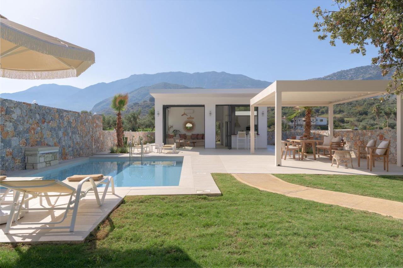 Pelagias Villa Lefka With Heated Pool Mathes Exterior photo