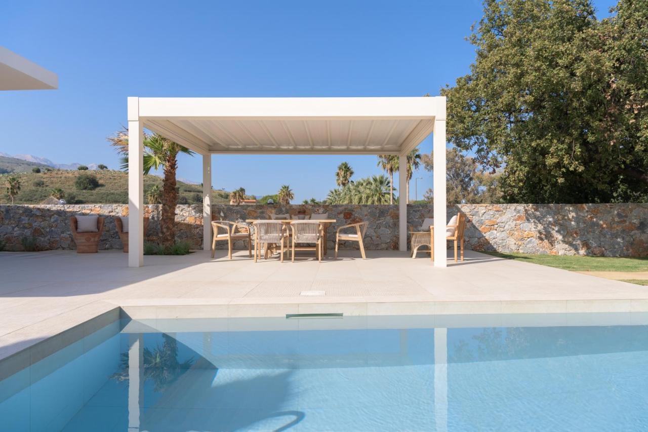 Pelagias Villa Lefka With Heated Pool Mathes Exterior photo