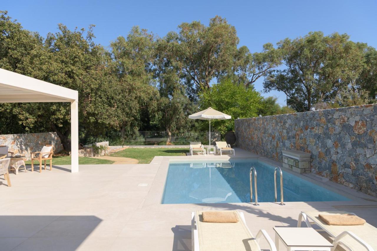 Pelagias Villa Lefka With Heated Pool Mathes Exterior photo