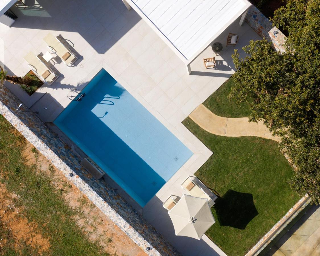 Pelagias Villa Lefka With Heated Pool Mathes Exterior photo