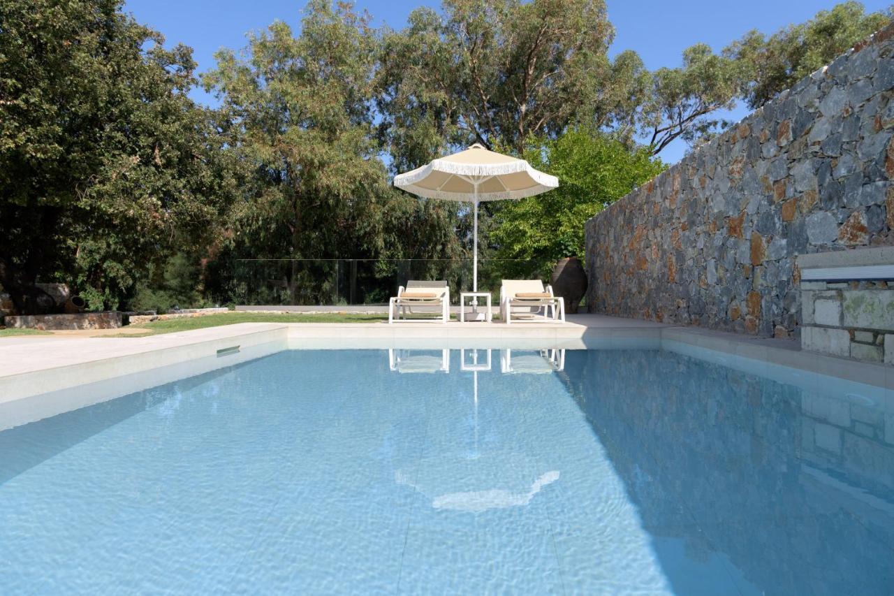 Pelagias Villa Lefka With Heated Pool Mathes Exterior photo
