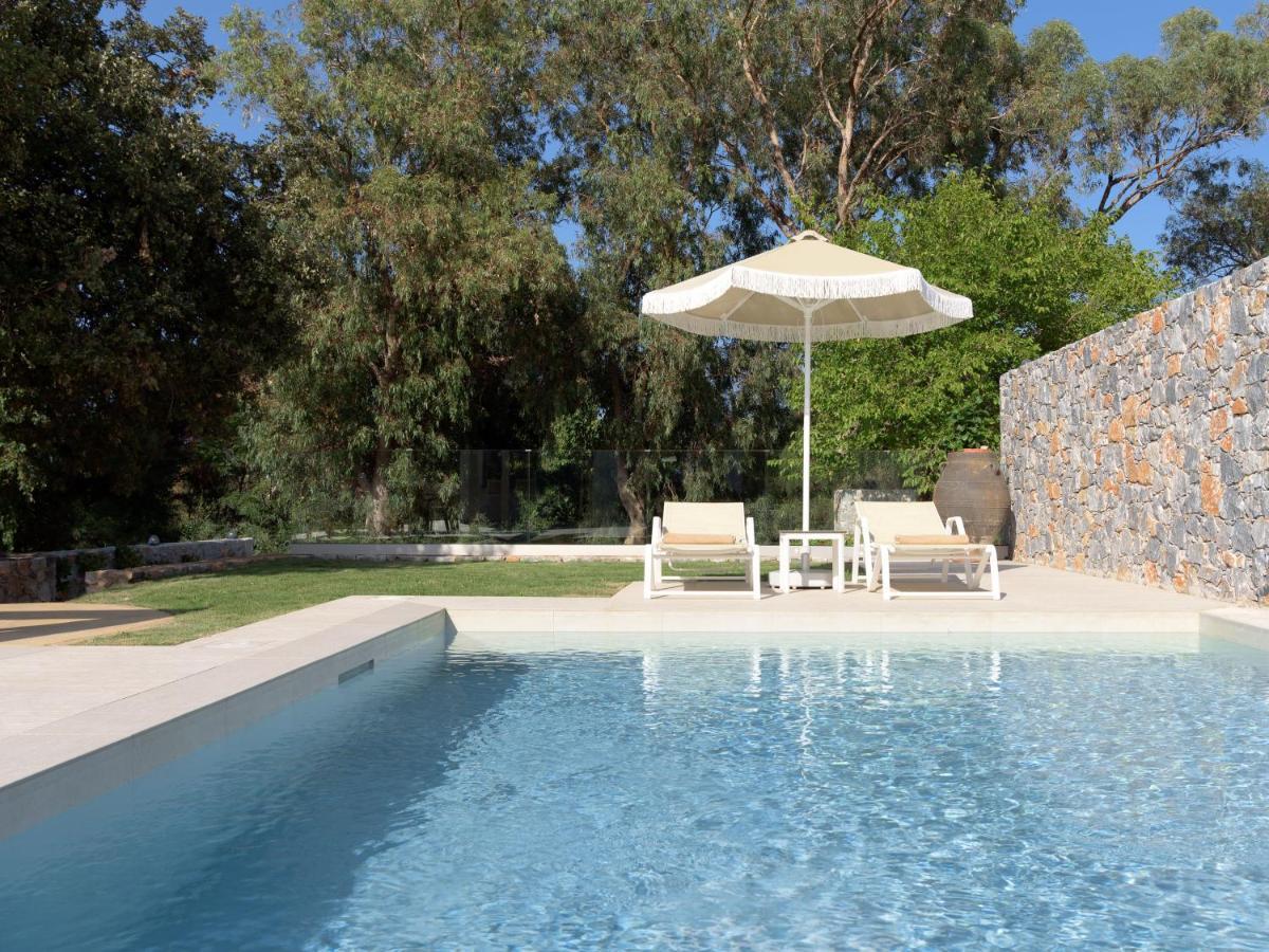 Pelagias Villa Lefka With Heated Pool Mathes Exterior photo