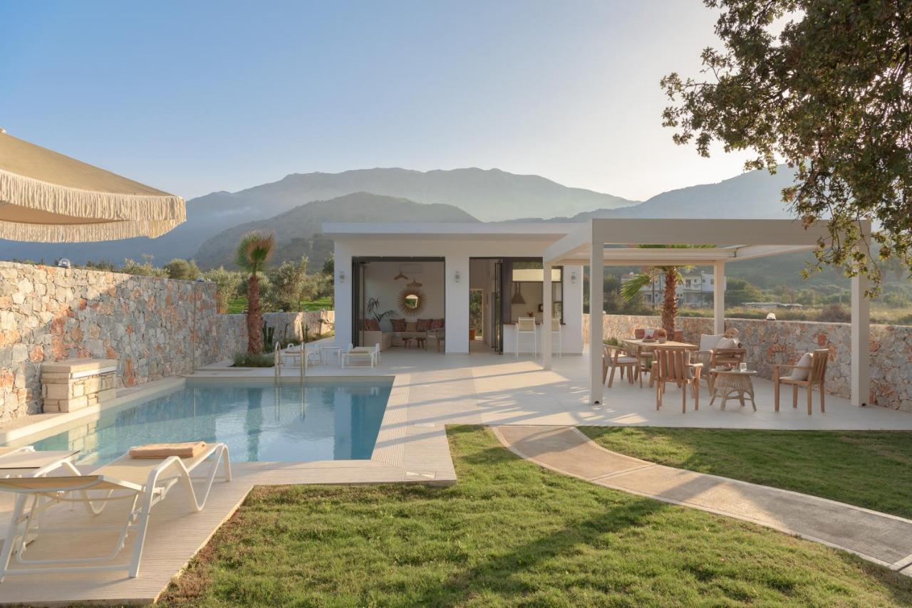 Pelagias Villa Lefka With Heated Pool Mathes Exterior photo